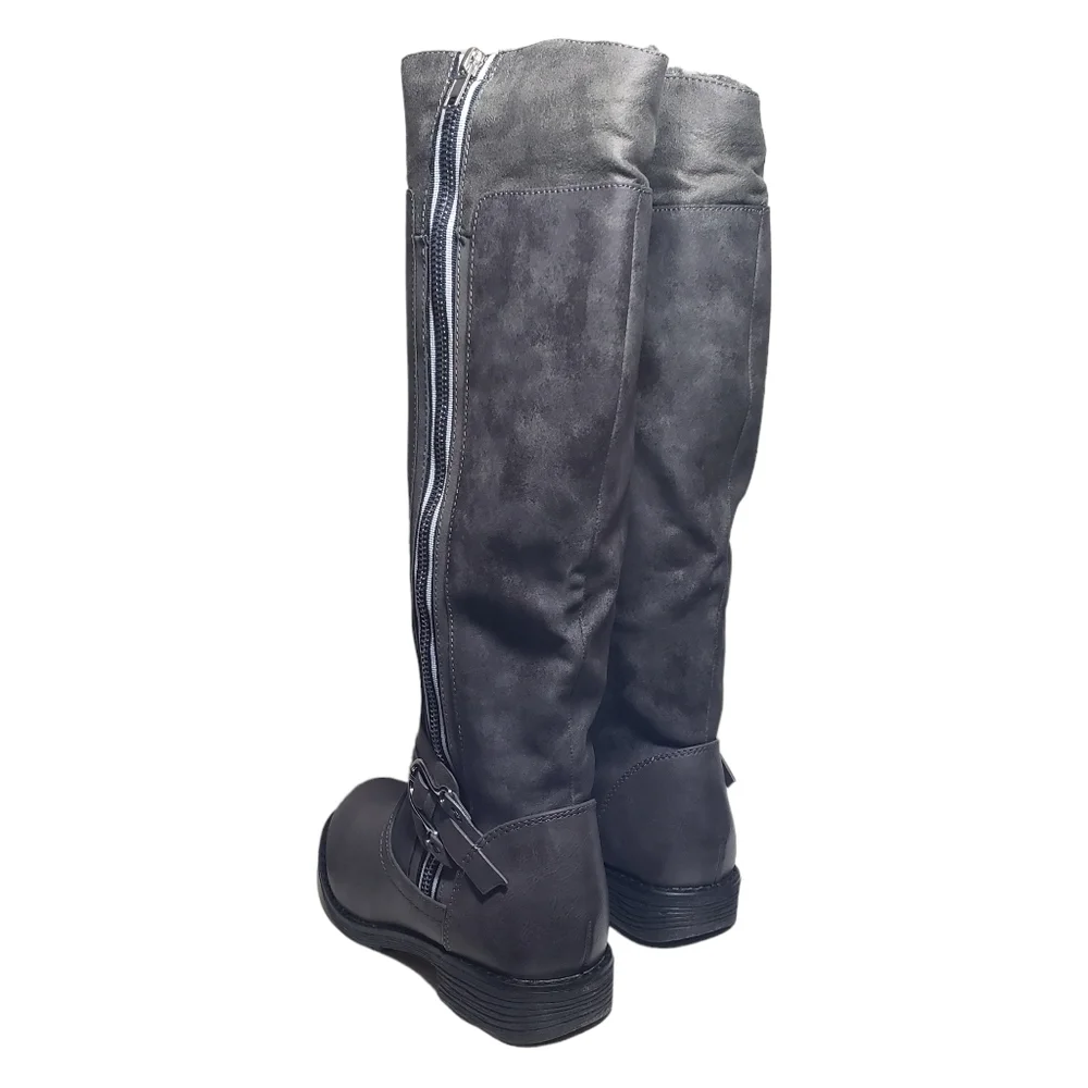 Zigi Soho Gray Stephany Tall Riding Boots Sz 7